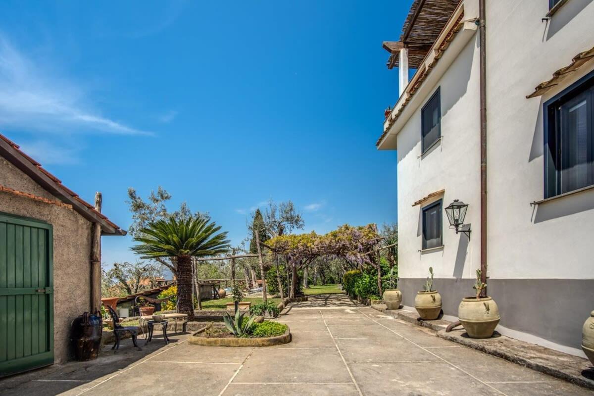 Villa Aragona Historic Villa With Views And Guest Services Massa Lubrense Exterior photo