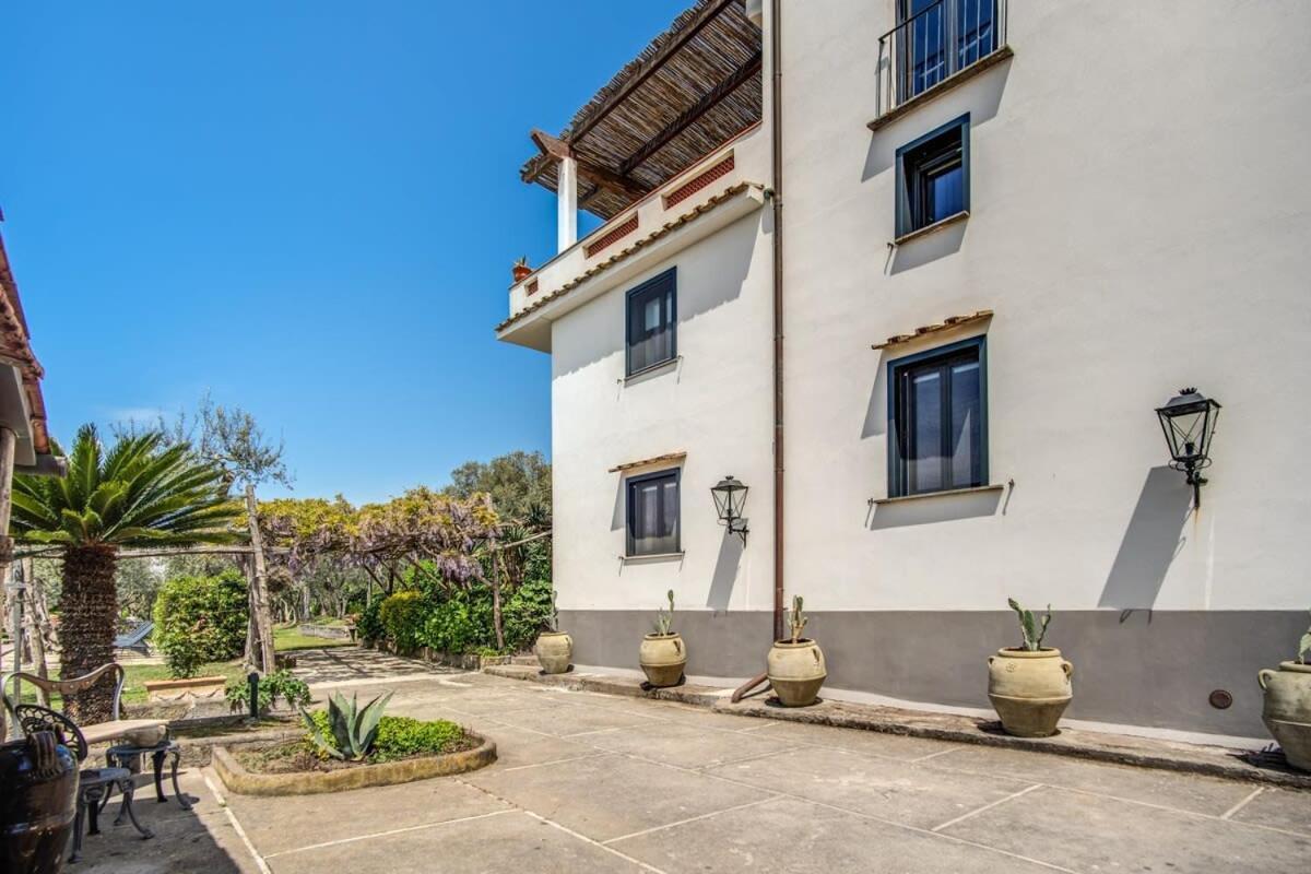 Villa Aragona Historic Villa With Views And Guest Services Massa Lubrense Exterior photo