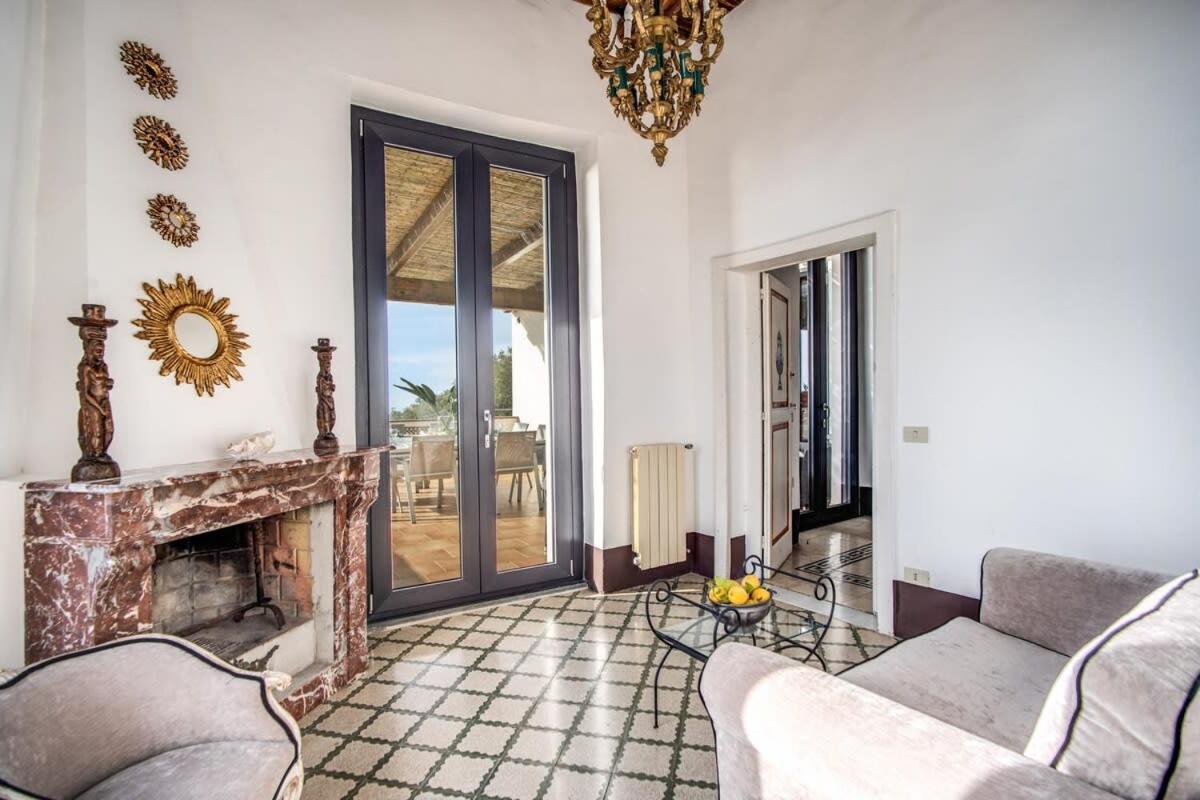 Villa Aragona Historic Villa With Views And Guest Services Massa Lubrense Exterior photo